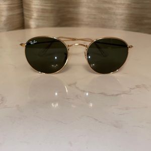 Gold Ray-ban Sunglasses